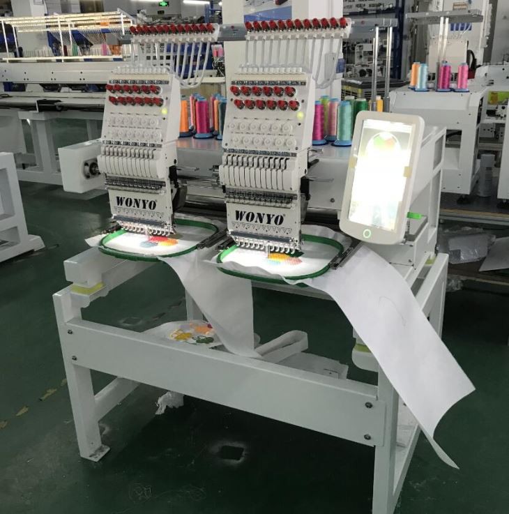 NEW 2 Head Computer Embroidery Machine