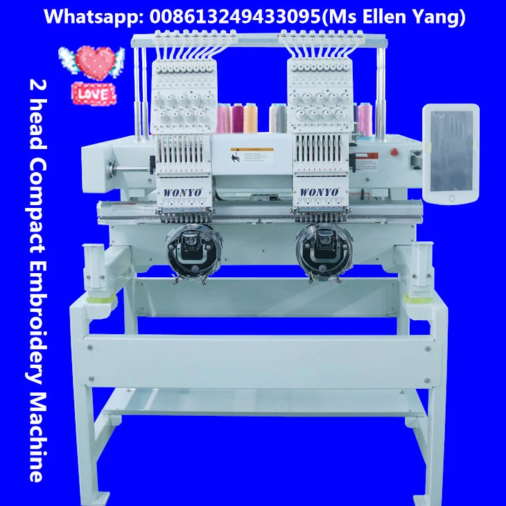 USA Populær Tajima Type 2 Head Computerized Commercial Broderi Machine