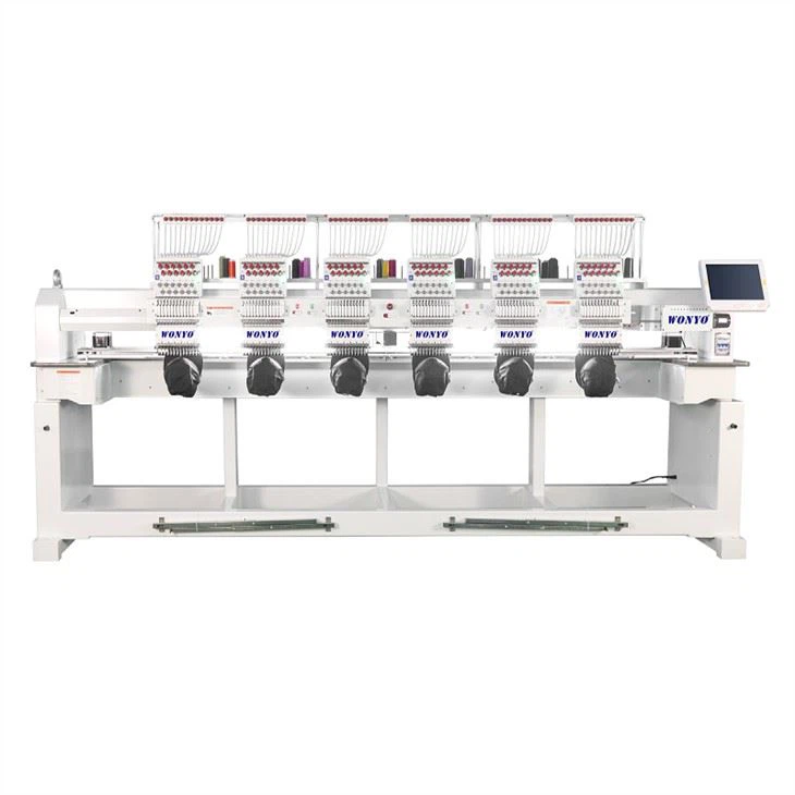 Automatisk datastyrt broderi maskin 6 hode