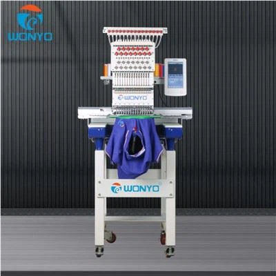 One Head Embroidery Machine Computerized 12 Needles Feiya Broderi Machine - 365 * 515 mm